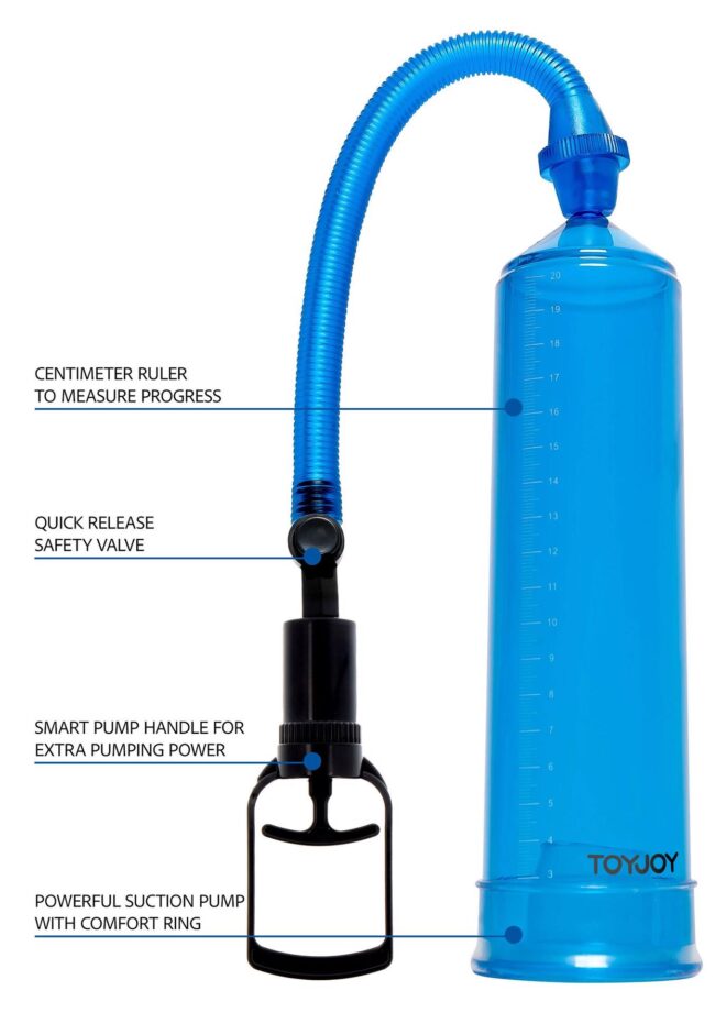 Vákuová pumpa ToyJoy Power Pump Blue – Obrázok 3