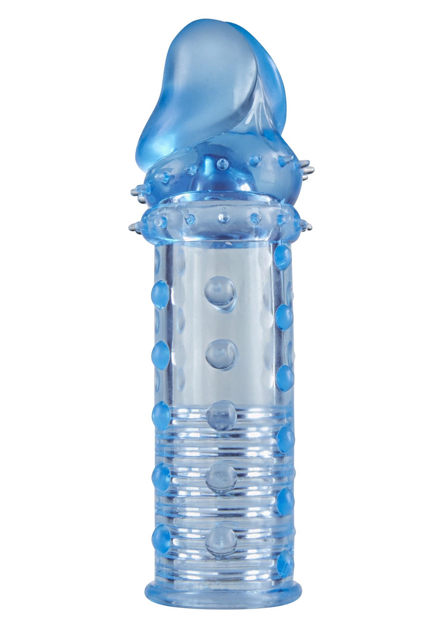 10460_BLUE_01 Nadstavec ToyJoy POWER STUD SLEEVE BLUE – Obrázok 1