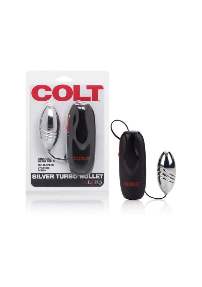 Vibračné vajíčko COLT TURBO BULLET SILVER – Obrázok 3
