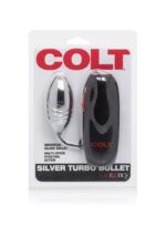 Vibračné vajíčko COLT TURBO BULLET SILVER – Obrázok 2