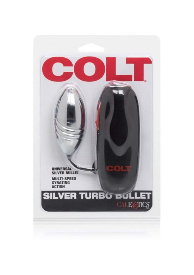 Vibračné vajíčko COLT TURBO BULLET SILVER – Obrázok 2