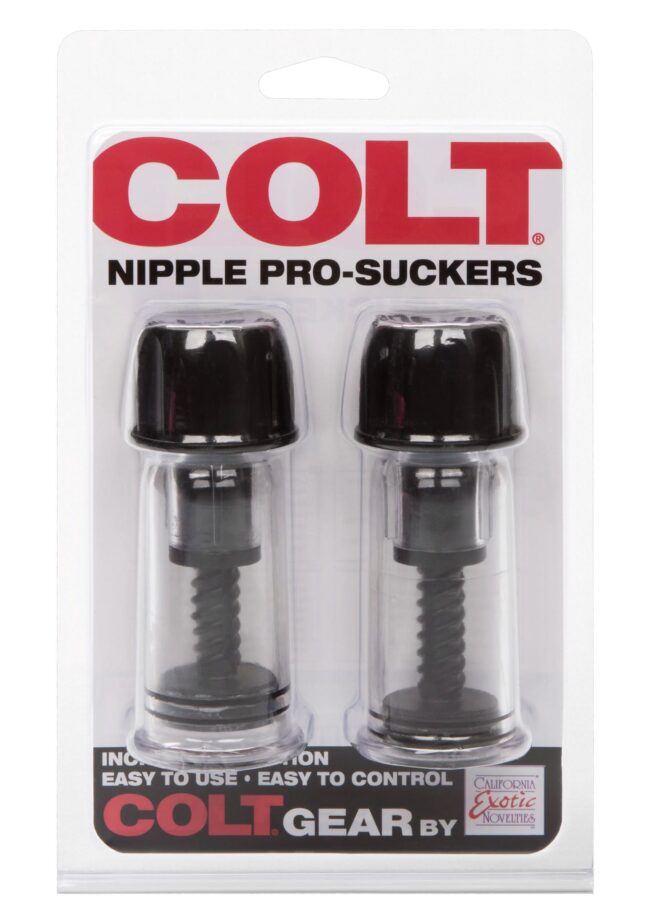 COLT NIPPLE PROSUCKERS BLACK - prísavky na bradavky – Obrázok 2