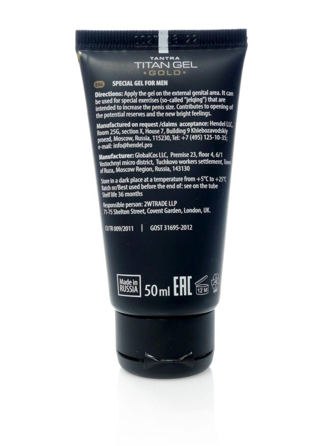 Titan GEL GOLD 50ml – Obrázok 3