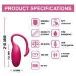 Vibračné vajíčko Magic Motion - Flamingo – Obrázok 8