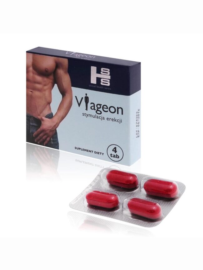 Viageon afrodiziakum pre mužov 4 tab. – Obrázok 4