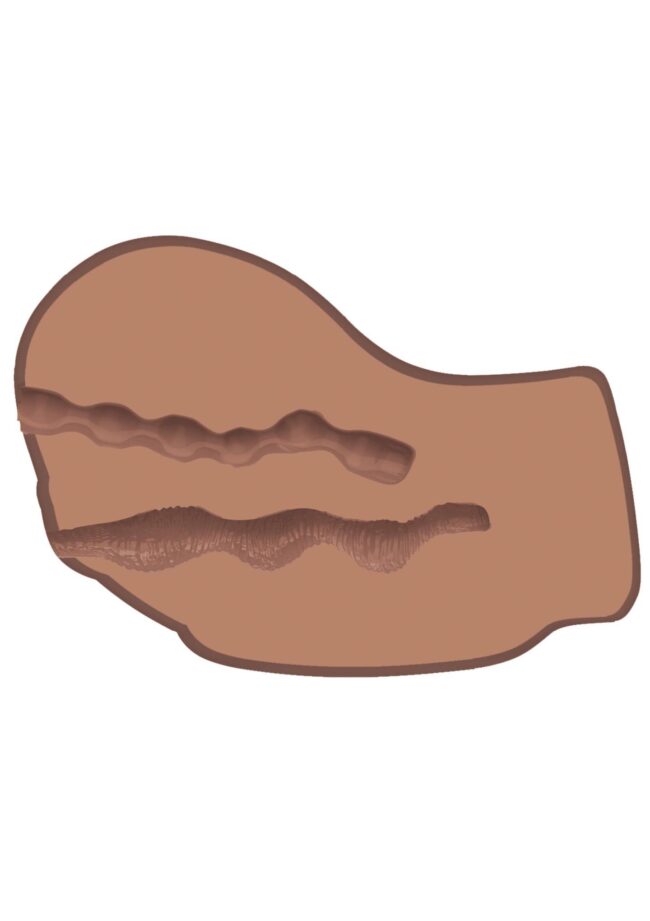 Masturbátor Hot Honey Rider brown - vibračný – Obrázok 6