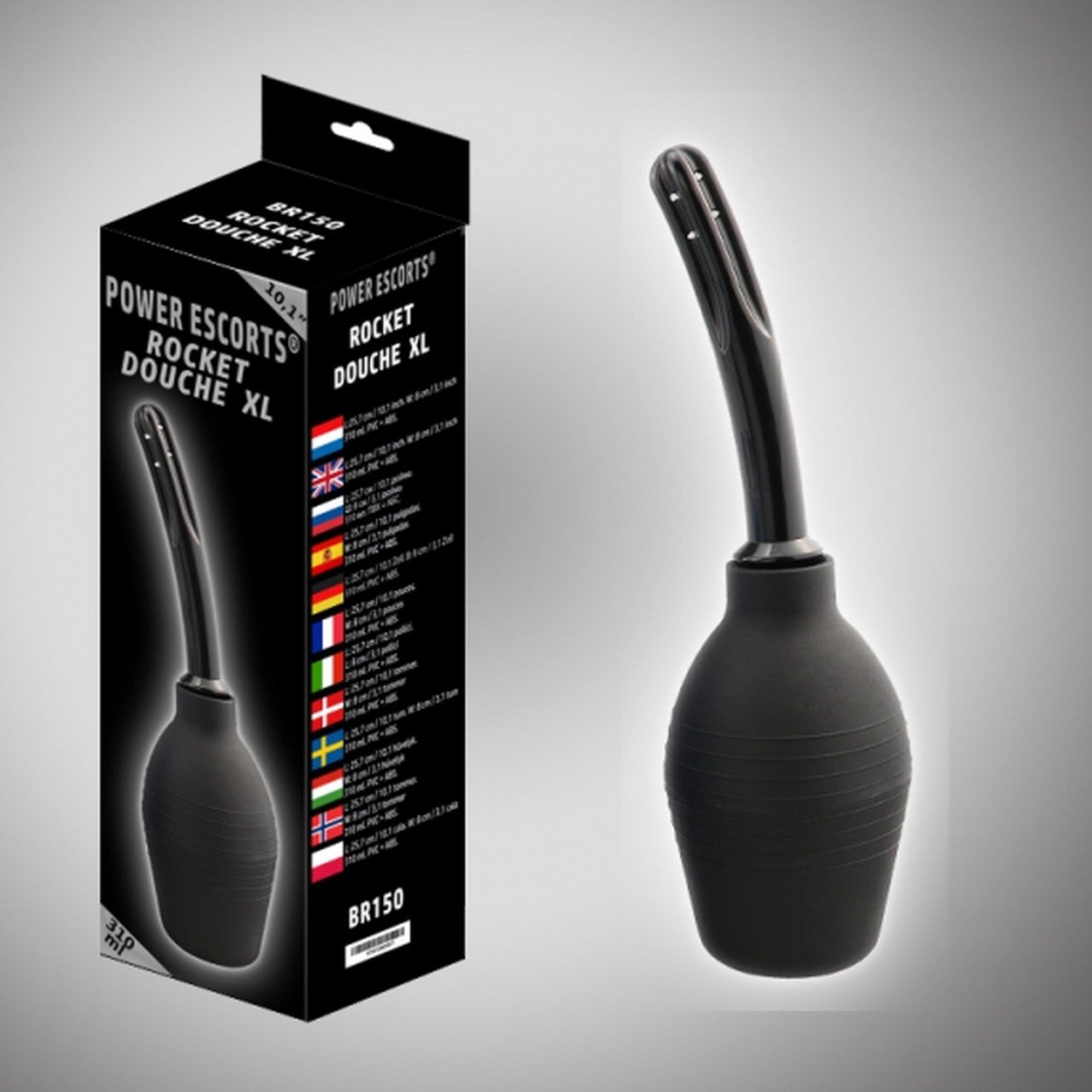20-BR150-BLACK Análna sprcha Rocket Douche XL čierna 310 ml – Obrázok 1