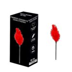 Šteklítko Luxury feather červené