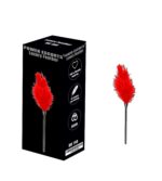 Šteklítko Luxury feather červené