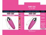 Vibračné vajíčko Dino Egg Pink – Obrázok 2