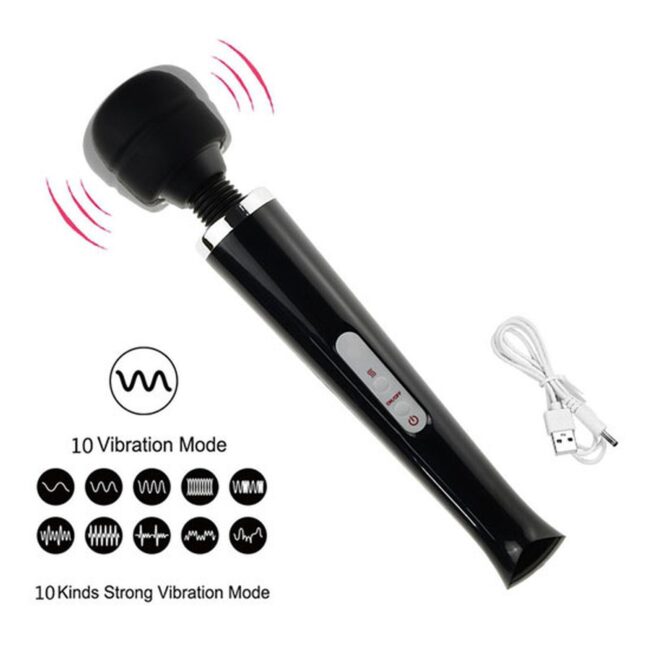 Magic Massager Wand USB Pink 10 Function – Obrázok 11