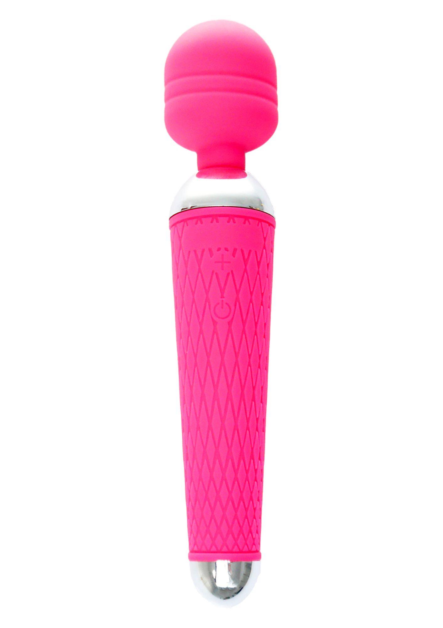 22-00036_01 Stimulátor Power Massager Wand USB Pink 10 funkcií – Obrázok 1