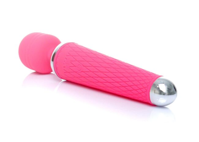 Stimulátor Power Massager Wand USB Pink 10 funkcií – Obrázok 2