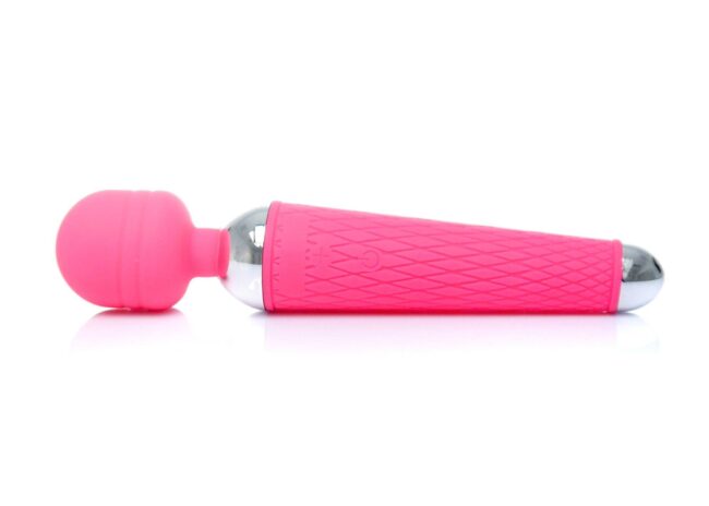 Stimulátor Power Massager Wand USB Pink 10 funkcií – Obrázok 3