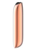 Stimulátor Rechargeable Powerful Bullet Vibrator USB 20 Funkcií - Gold – Obrázok 2