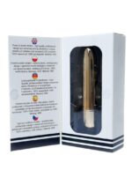 Stimulátor Rechargeable Powerful Bullet Vibrator USB 20 Funkcií - Gold – Obrázok 5