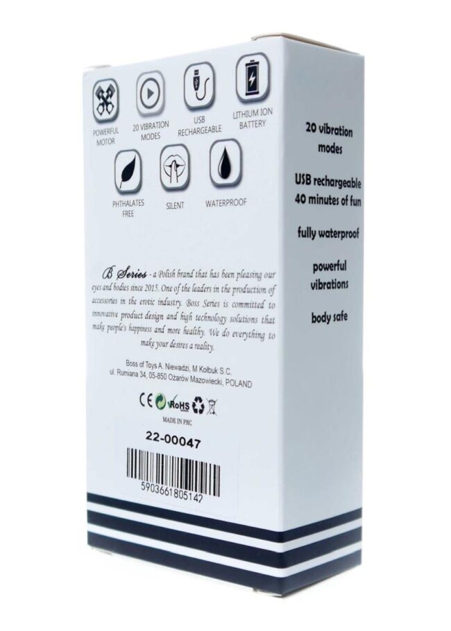 Stimulátor Rechargeable Powerful Bullet Vibrator USB 20 Funkcií - Gold – Obrázok 6