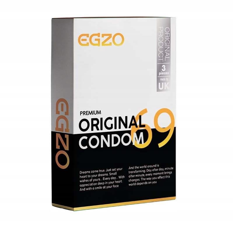 23-00029 Kondómy EGZO tradicional condom ORIGINAL 3ks – Obrázok 1
