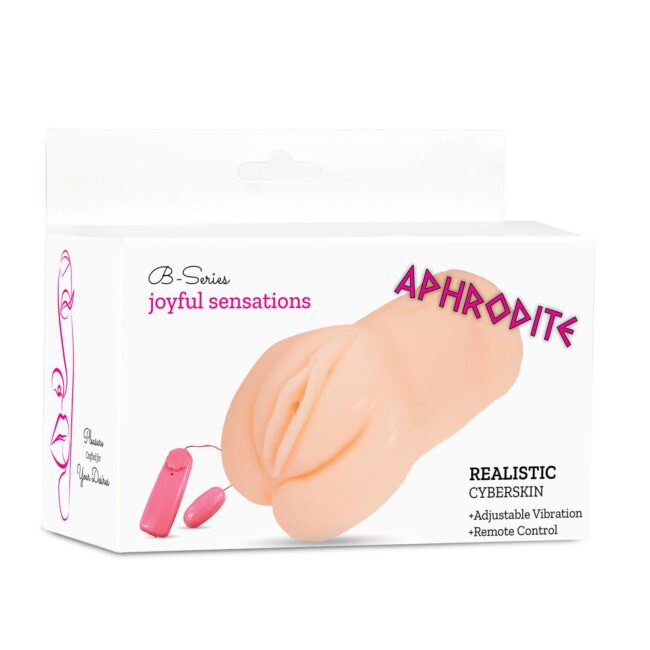 Masturbátor - Vagína s vibráciami AFRODYTA – Obrázok 4