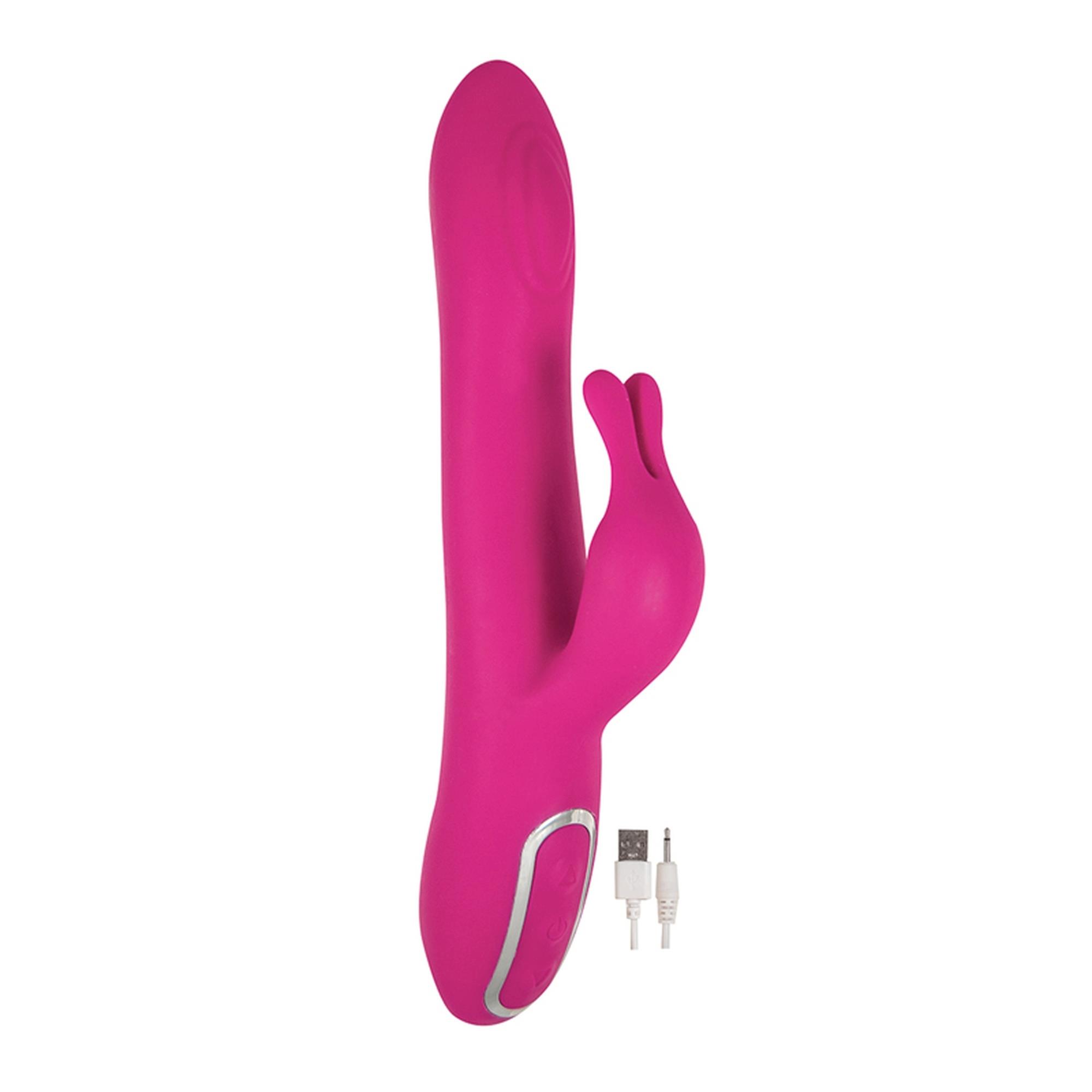 26-00153 Vibrátor Isabella, 5 funkcií, USB Pink – Obrázok 1