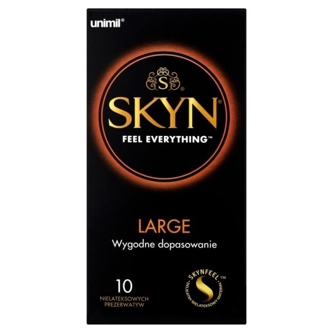 Kondómy UNIMIL SKYN BOX 10 LARGE – Obrázok 2
