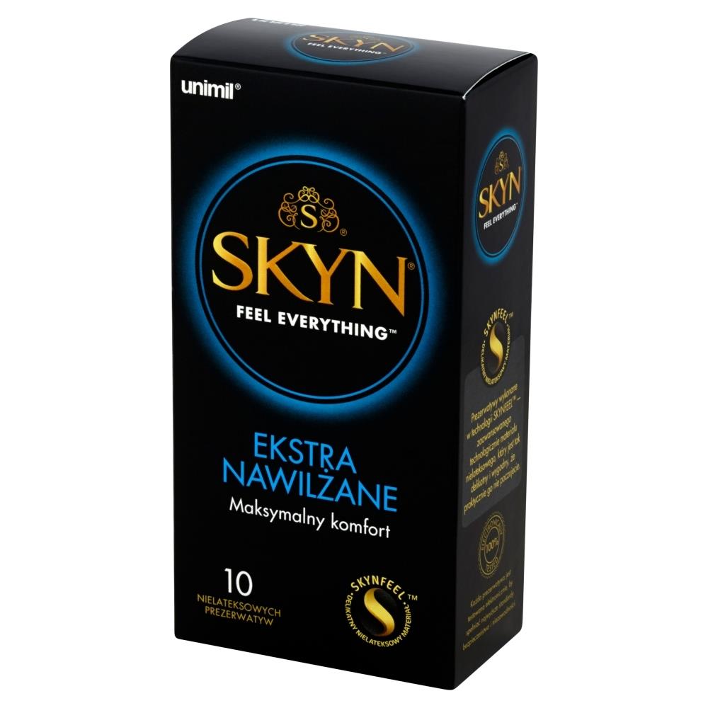 27-087318 Kondómy UNIMIL SKYN BOX 10 EXTRA WET – Obrázok 1