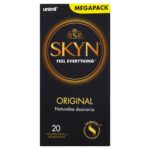 Bezlatexové kondómy Unimil Skyn Original 20ks – Obrázok 2