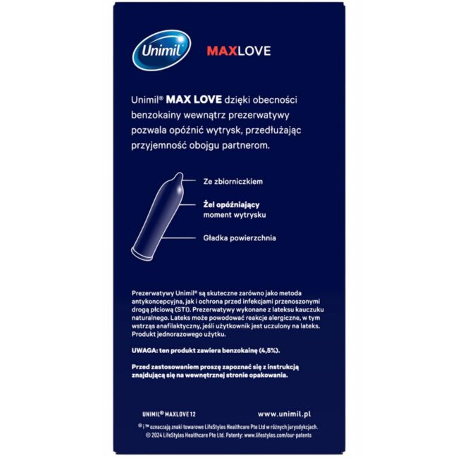 UNIMIL BOX 12 MAX LOVE TIME CONTROL – Obrázok 3