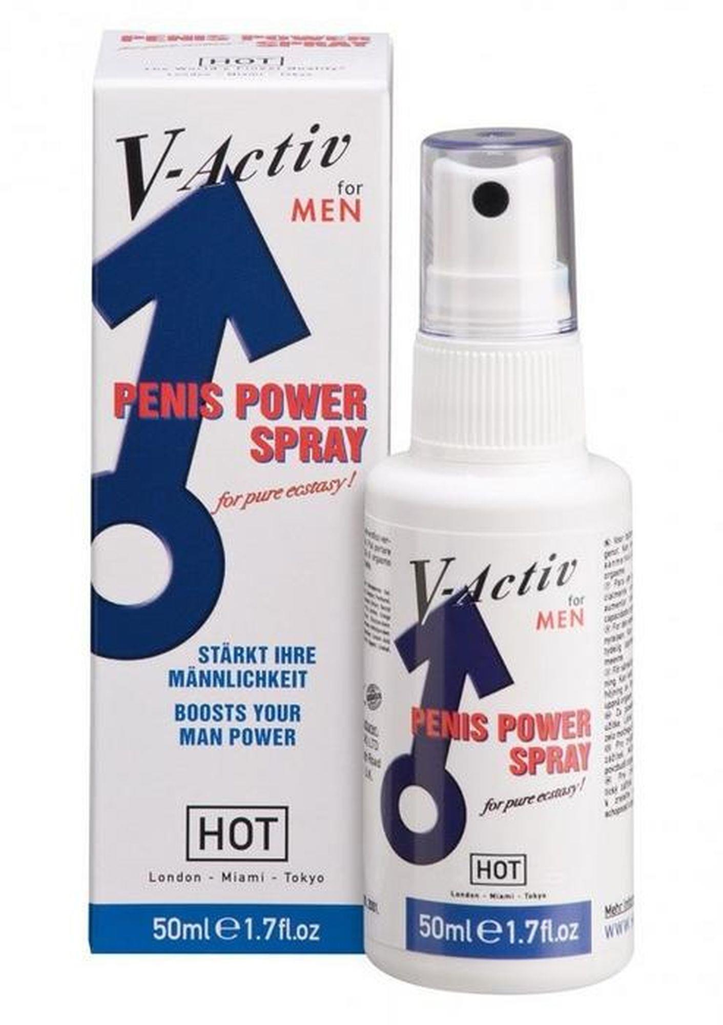 3-44560 V-Activ Penis Power Spray for Men 50ml – Obrázok 1
