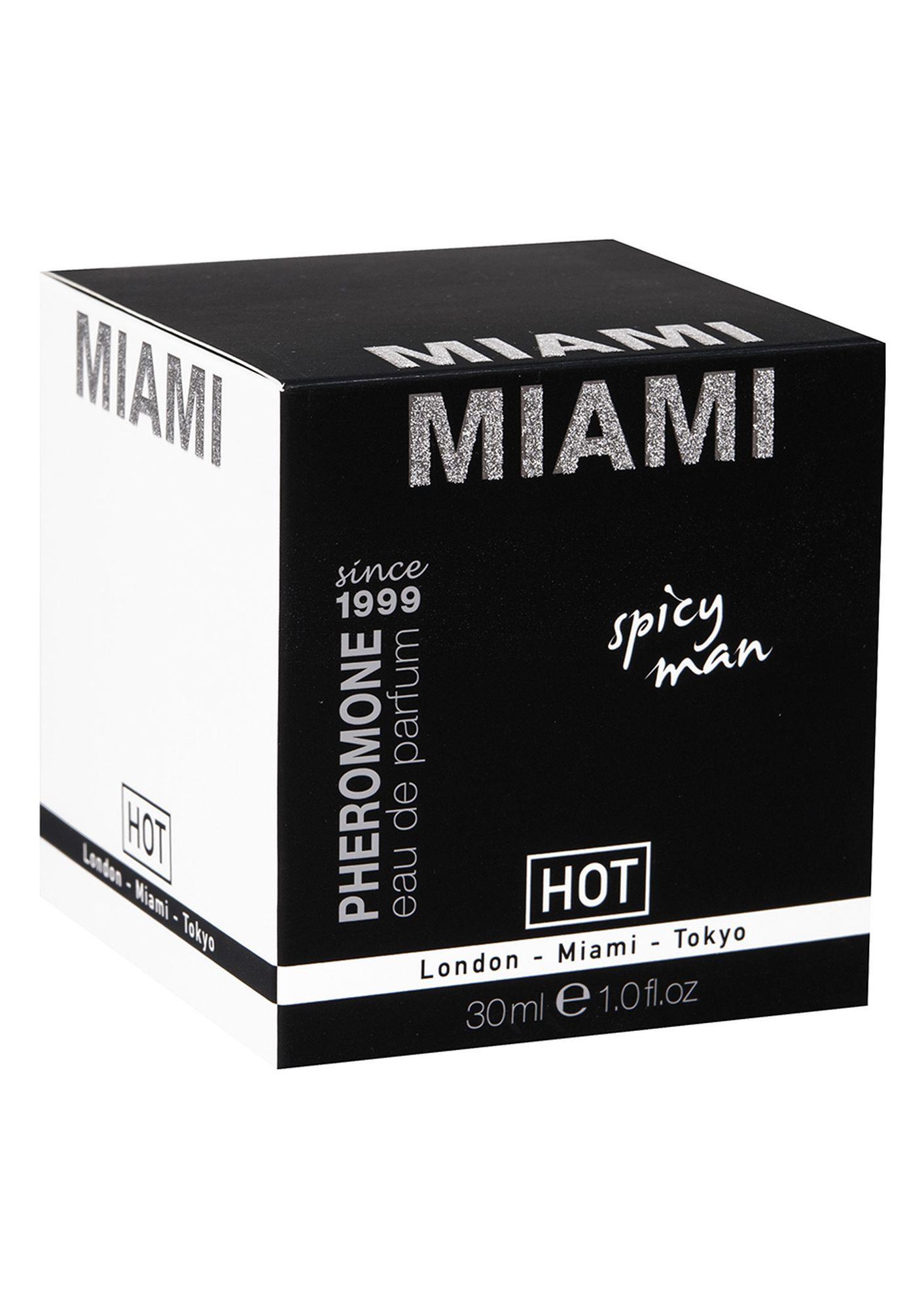 3-55102 HOT Pheromon Parfum MIAMI spicy man 30ml – Obrázok 1