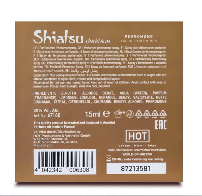 Feromóny SHIATSU Pheromon Fragrance man darkblue  15 ml – Obrázok 5