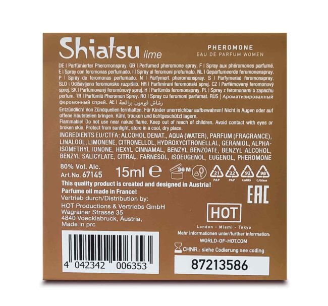 Feromóny SHIATSU Pheromon Fragrance woman lime 15 ml – Obrázok 6