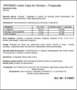 PRORINO black line Libido Caps for Women 5tab – Obrázok 2