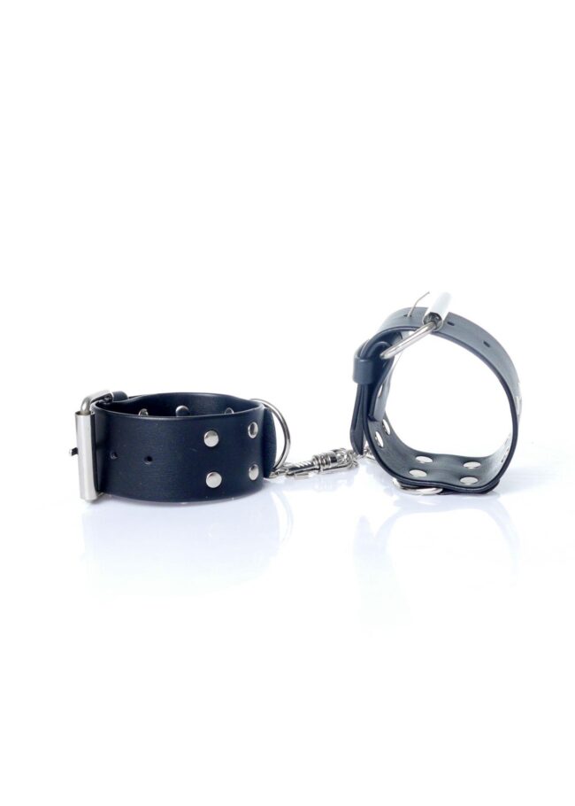 Putá Handcuffs with studs 4 cm  Fetish Boss Series – Obrázok 4