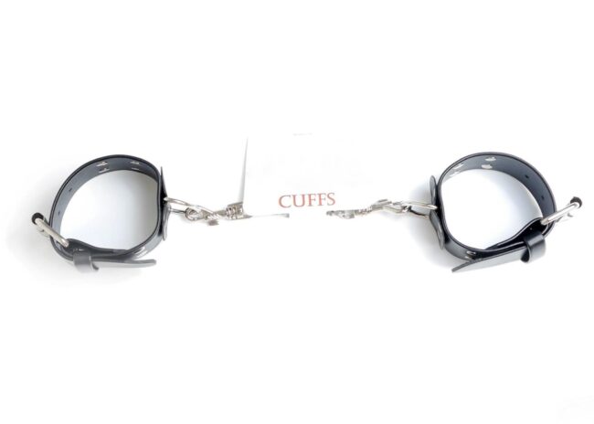 Putá Handcuffs with studs 4 cm  Fetish Boss Series – Obrázok 5
