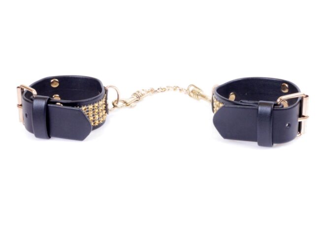 Putá Handcuffs with cristals  Fetish Boss Series – Obrázok 5