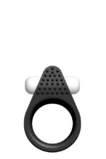 Vibračný krúžok LIT-UP SILICONE STIMU RING 1 BLACK – Obrázok 2