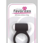 Vibračný krúžok ALL TIME FAVORITES SILICONE STIMU-RING BLACK