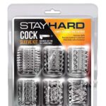 Nadstavce STAY HARD COCK SLEEVE KIT CLEAR