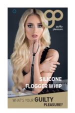 Bič GP SILICONE FLOGGER WHIP BLACK