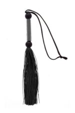 Bič GP SILICONE FLOGGER WHIP BLACK – Obrázok 2