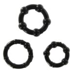 STAY HARD - THREE RINGS - BLACK