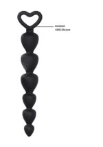 Silicone Anal Beads - Black – Obrázok 5