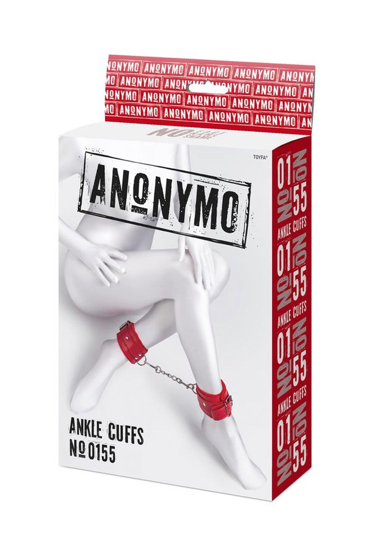 39-310155_01 Anonymo handcuffs červené 27 cm – Obrázok 1