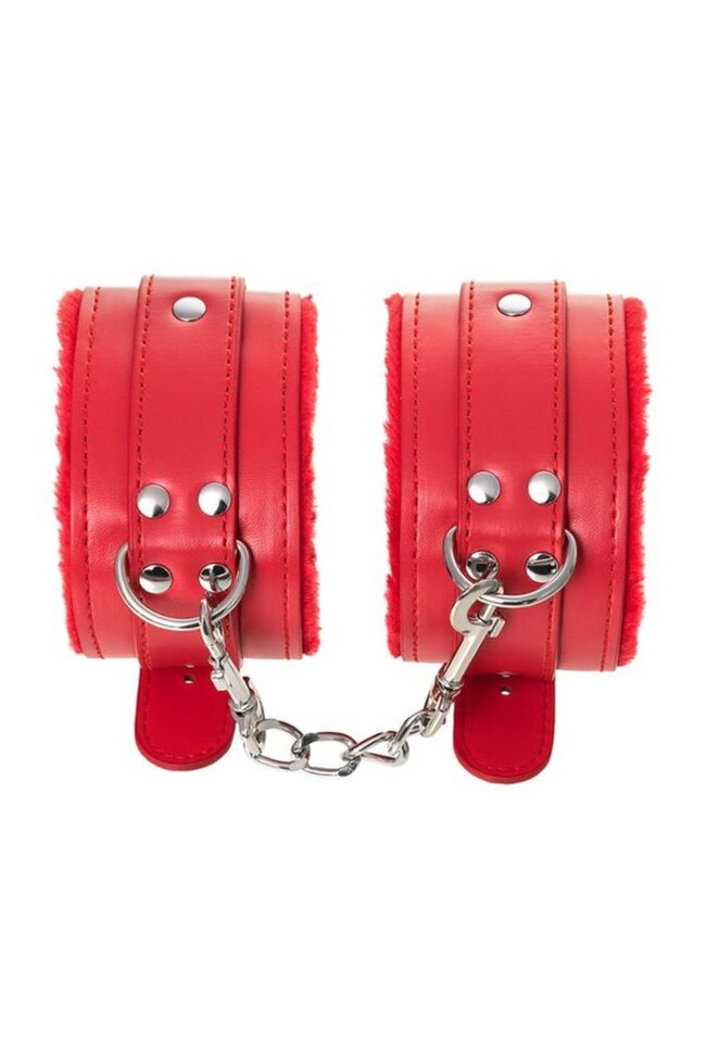 Anonymo handcuffs  červené 27 cm – Obrázok 4