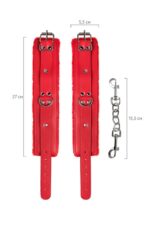 Anonymo handcuffs červené 27 cm – Obrázok 9