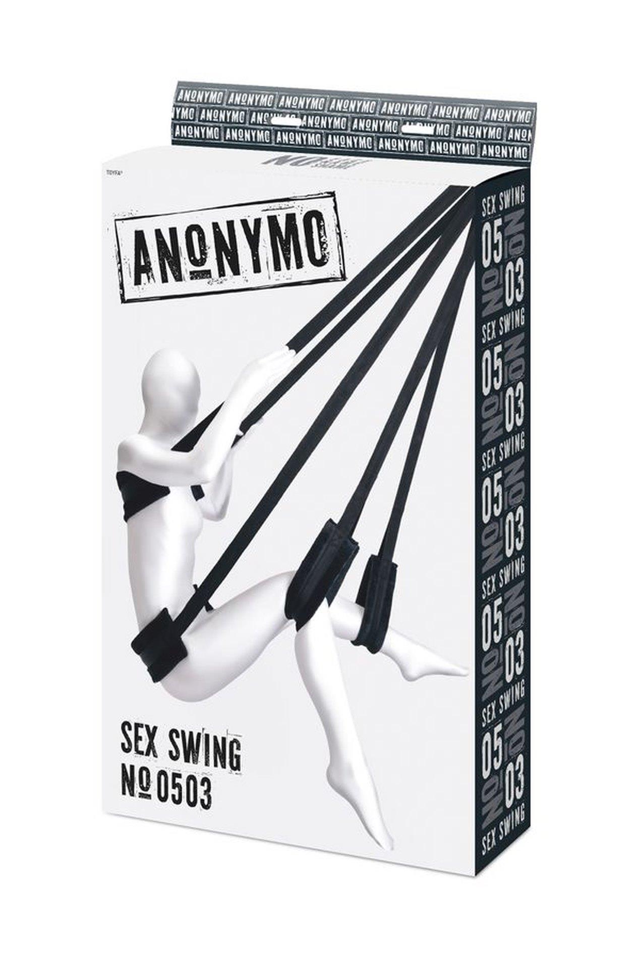 39-310503_01 Hojdačka Anonymo Sex swing Velour black – Obrázok 1