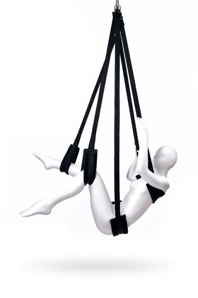 Hojdačka Anonymo Sex swing Velour black – Obrázok 3