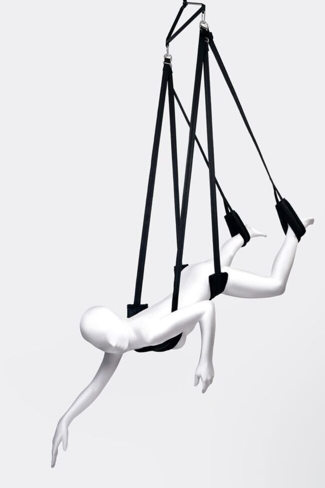 Hojdačka Anonymo Sex swing Velour black – Obrázok 4