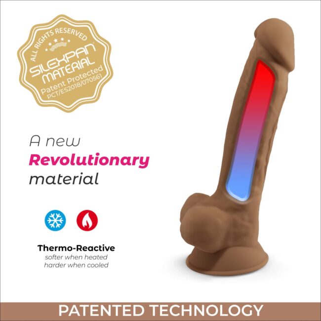 Dildo SilexD Model 1 (7'') Caramel BOX – Obrázok 7